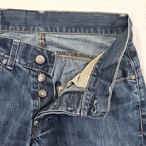 G-Star Raw Denim Jeans Men's 30x30 Blue Straight Leg Button Fly EUC Streetwear - Picture 14 of 14